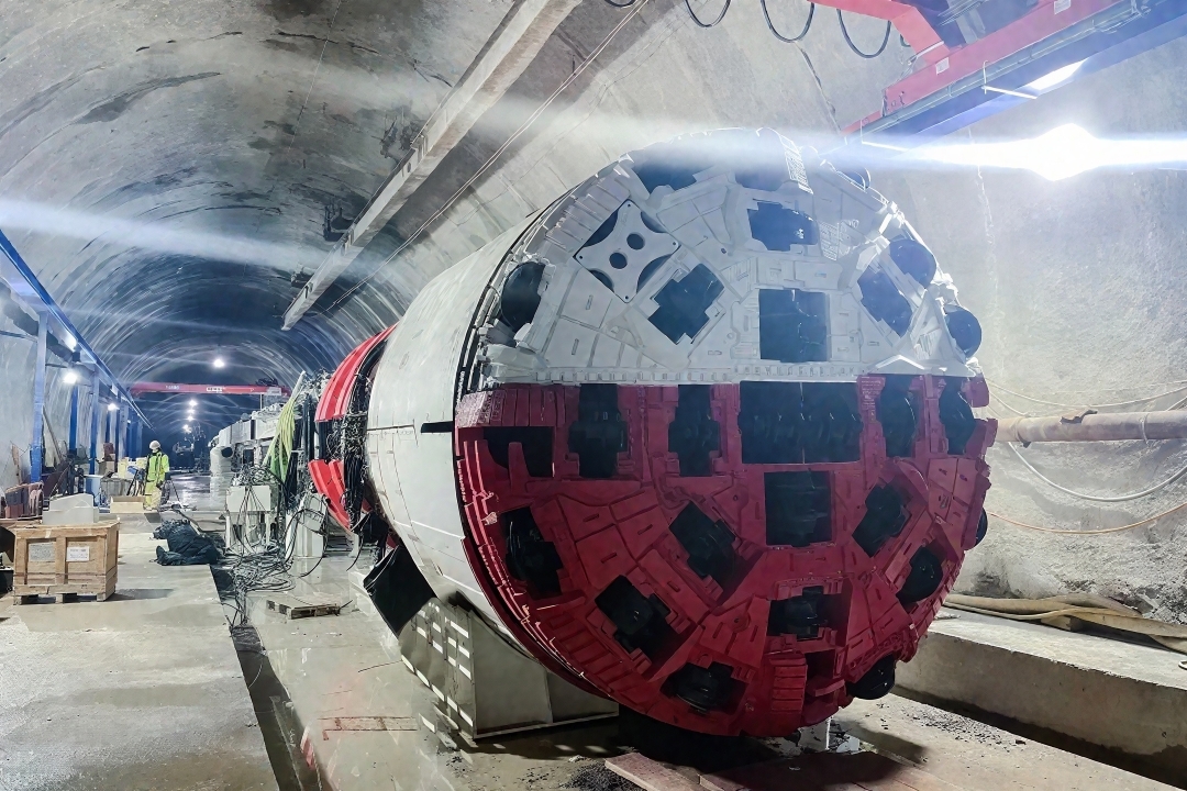 独头掘进22.6公里！“中铁1071号”TBM贯通奥地利引水主隧道